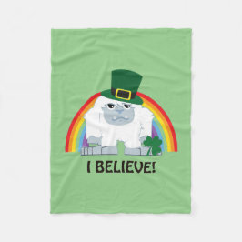 Geloof me. Leprechaun Yeti Fleece Deken