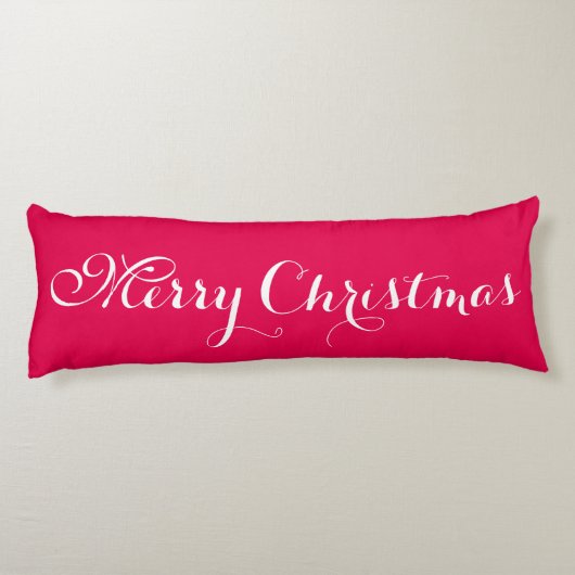 Geloof me Merry Kerstroodbody Pillow Lichaamskussen (Achterkant)