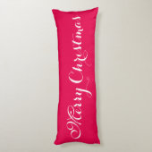 Geloof me Merry Kerstroodbody Pillow Lichaamskussen (Achterkant (Verticaal))