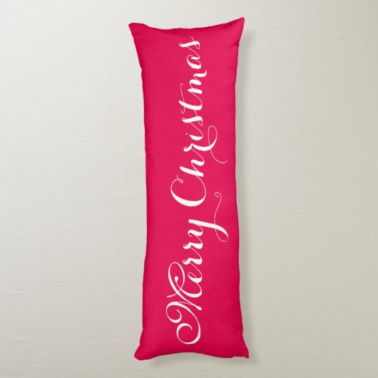 Geloof me Merry Kerstroodbody Pillow Lichaamskussen (Achterkant (Verticaal))