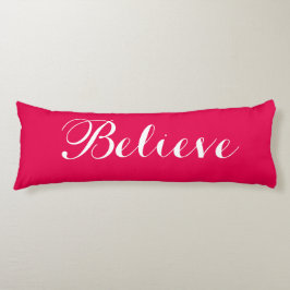 Geloof me Merry Kerstroodbody Pillow Lichaamskussen