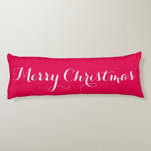 Geloof me Merry Kerstroodbody Pillow Lichaamskussen (Achterkant)