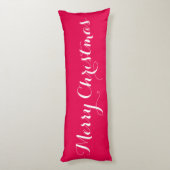 Geloof me Merry Kerstroodbody Pillow Lichaamskussen (Achterkant (Verticaal))