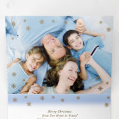 Geloof me. Multi Photo Tri-Fold Kerstmis Kaart (Binnenzijde eerst)