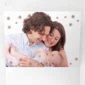 Geloof me. Multi Photo Tri-Fold Kerstmis Kaart (Binnenzijde eerst)