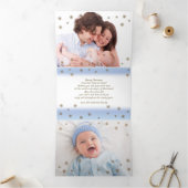 Geloof me. Multi Photo Tri-Fold Kerstmis Kaart (Binnen)