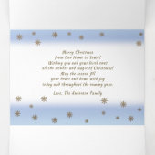 Geloof me. Multi Photo Tri-Fold Kerstmis Kaart (Binnenkant midden)