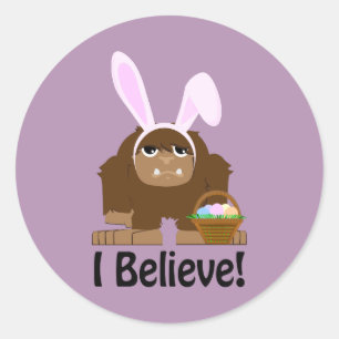 Geloof me. Paaspoot Ronde Sticker