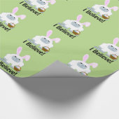 Geloof me. Pasen Yeti Cadeaupapier (Hoek)