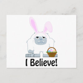 Geloof me. Pasen Yeti Feestdagenkaart