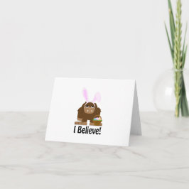 Geloof me. Pasgeborene Feestdagen Kaart