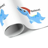 Geloof me! Santa Nessie Cadeaupapier (Rol Hoek)