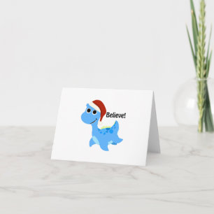 Geloof me! Santa Nessie Feestdagen Kaart