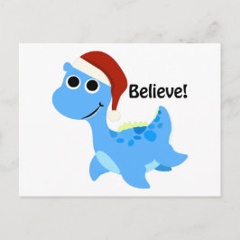 Geloof me! Santa Nessie Feestdagenkaart