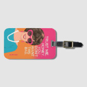 Geloof me schat, je wilt deze tas niet. bagagelabel (Voorkant (horizontaal))