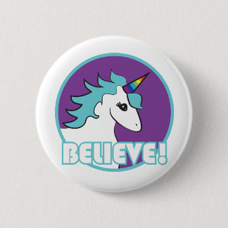 Geloof me! Unicorn Ronde Button 5,7 Cm