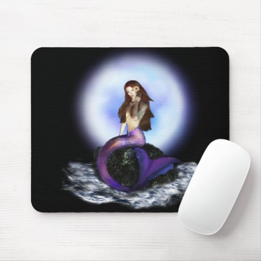 Geloof Mermaid Mousepad Muismat (Met muis)