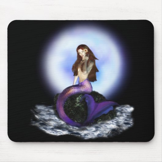 Geloof Mermaid Mousepad Muismat (Voorkant)