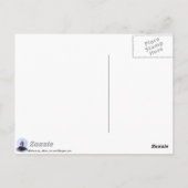Geloof mermaid Post-kaarten Briefkaart (Achterkant)