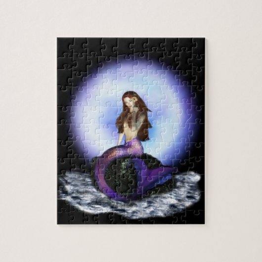 Geloof Mermaid Puzzle Legpuzzel (Verticaal)
