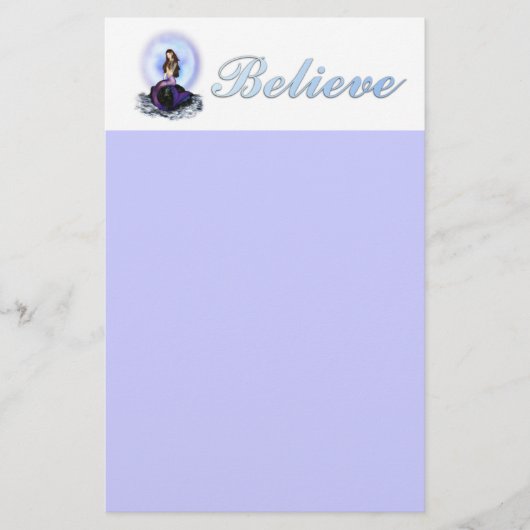 Geloof Mermaid Stationery Briefpapier (Voorkant)