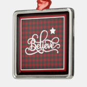 Geloof met stermetaal ornament (Links)