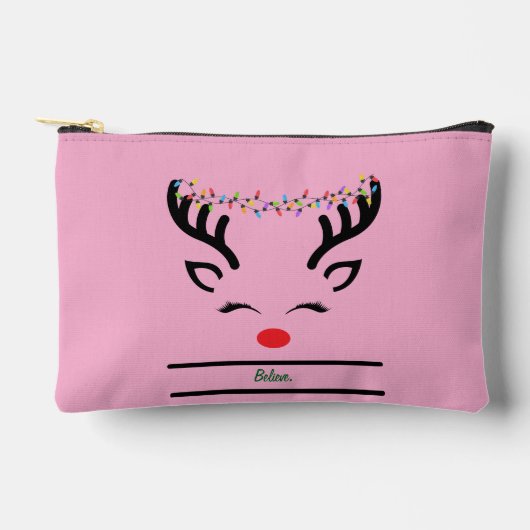 Geloof moderne, grappige kerstrendierblanken etui (Voorkant)