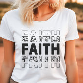 Geloof Moedig Ontwerp Christelijk Tri-Blend Shirt