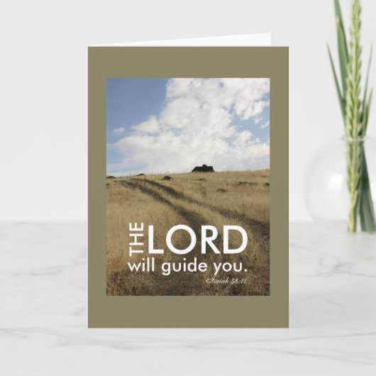 Geloof Motivatie Begeleiding Reizen Kaart (Voorkant)