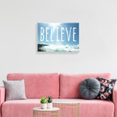 Geloof Motivatie Gezegde Canvas Afdruk (Insitu (Woonkamer))