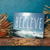 Geloof Motivatie Gezegde Fotoplaat (Zijkant)