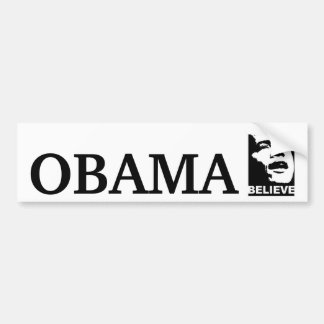 GELOOF N OBAMA BUMPERSTICKER