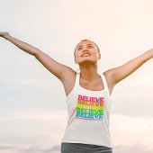 Geloof Neon Rainbow Tanktop