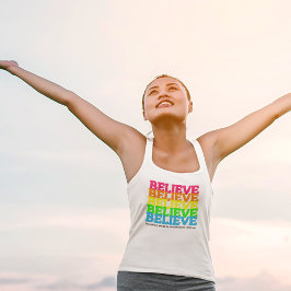 Geloof Neon Rainbow Tanktop