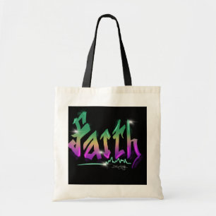 Geloof Neon Stedelijke Straatkunst Tote Bag
