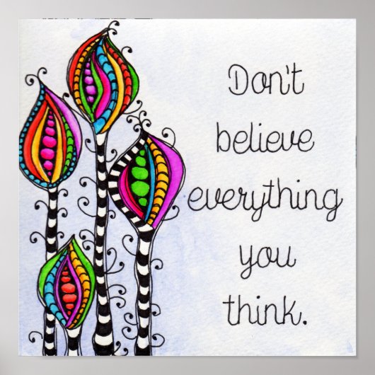 Geloof niet alles poster (Voorkant)