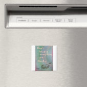 Geloof niet alles wat je denkt - Wise Hedegel Magneet (Insitu (Vaatwasser))