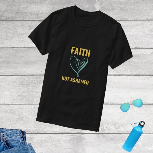 Geloof Niet beschaamd over het Evangelie T-shirt