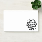 Geloof niet in eenhoorns - Geloof in mij Post-it® Notes (Kantoor)