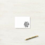 Geloof niet in eenhoorns - Geloof in mij Post-it® Notes (Op bureau)