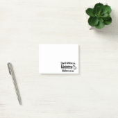 Geloof niet in eenhoorns - Geloof in mij Post-it® Notes (Kantoor)