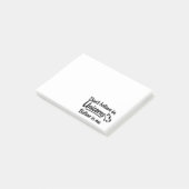Geloof niet in eenhoorns - Geloof in mij Post-it® Notes (Schuin)