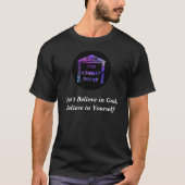Geloof niet in God T-shirt (Voorkant)