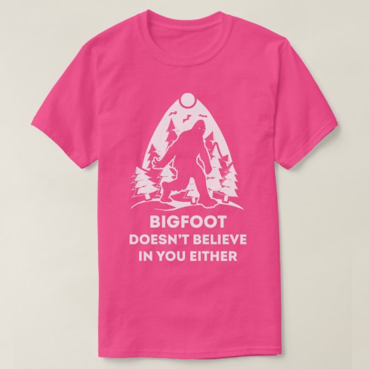 Geloof niet in jou of geliefde T-shirt Yeti (Design voorkant)