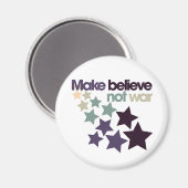 Geloof niet oorlog magneet (Voorkant / Achterkant)