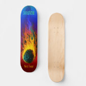Geloof Niet Vrees Persoonlijk Skateboard (Voorkant)