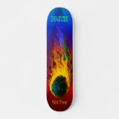 Geloof Niet Vrees Persoonlijk Skateboard (Voorkant)