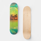 Geloof Niet Vrees Persoonlijk Skateboard (Voorkant)