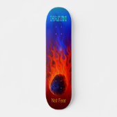 Geloof Niet Vrees Persoonlijk Skateboard (Voorkant)