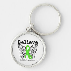 Geloof - Non-Hodgkins Lymphoma Butterfly Sleutelhanger